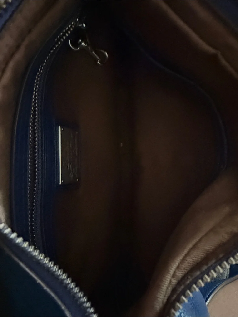 Ralph Lauren Men's Leather Shoulder Bag in Dark Blue
